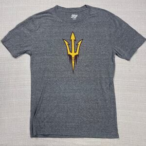Blue 84 Gray Short Sleeve T-Shirt Arizona State Sun‎ Devils Mens Medium